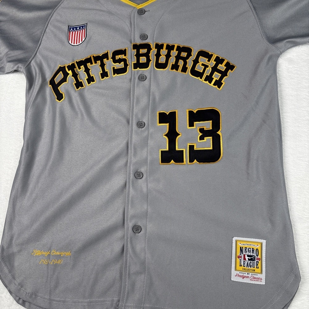 NWOT Headgear Classics Jersey Pittsburgh Crawfords Negro League #13 Men's Large - Picture 2 of 7